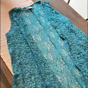 Lularoe lace vest